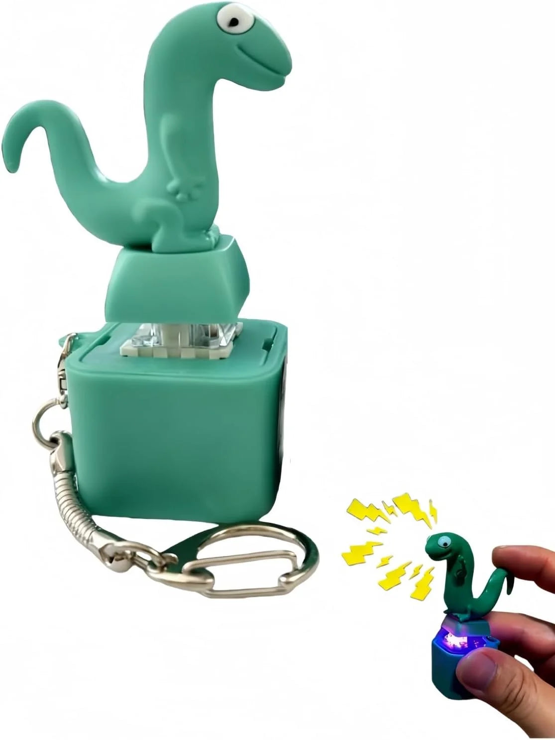 Duck & Frog LED Fidget Keychain - Stress Relief Toy