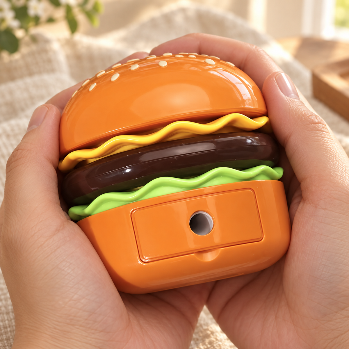 Burger Night Light for Bedroom & Desk