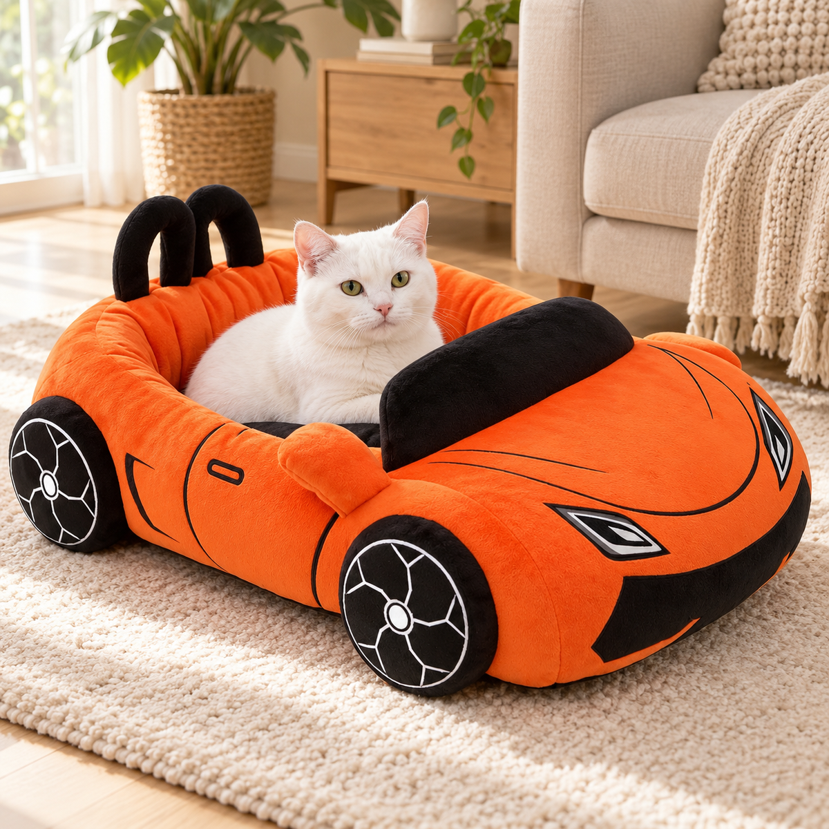 Meowghini Sports Car Pet Bed 